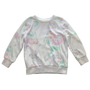 Disney Princess Little Mermaid Ariel Sweatshirt Girls 4T Pullover